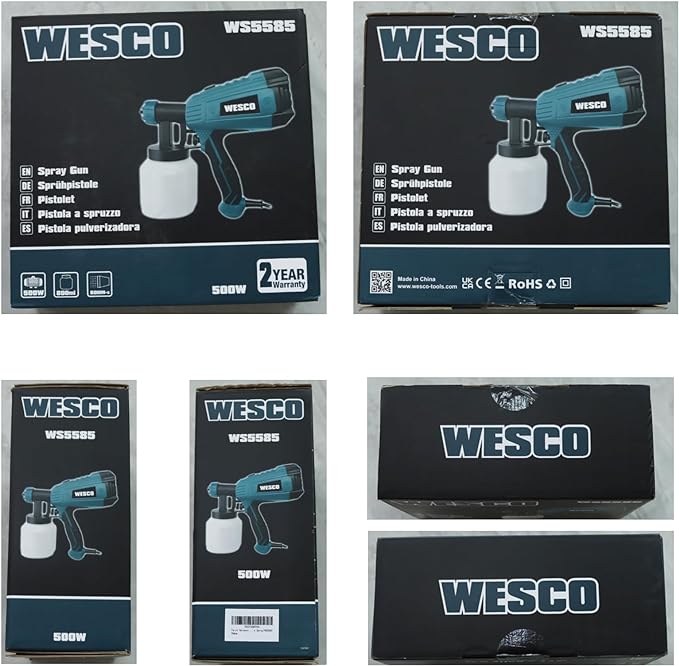 WESCO Paint Sprayer, WESCO 500W DIY Electric Spray Gun