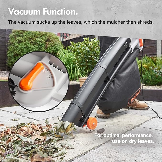 VonHaus Leaf Blower and Vacuum 3000W