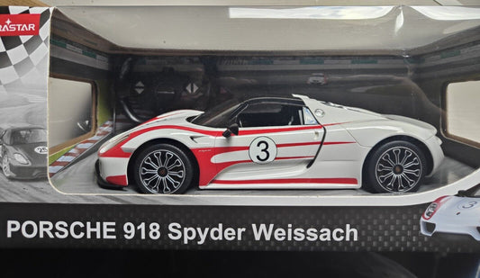 PORSCHE 918 SPYDER WEISSACH REMOTE CONTROL CAR RRP £49.99